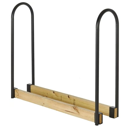 Shelter SLRA Deluxe Tubular Steel Open Firewood Holder and Storage Rack