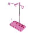 thumbnail image 1 of 3 Spools Holder, 3 Spools Rack Holder Easy To Assemble Thread Holder Stand One Set  For Household For Sewing Machines Pink,Beige, 1 of 8