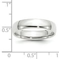 thumbnail image 7 of 10K White Gold 5mm Light Weight Comfort Fit Band Ring Size 14, 7 of 7