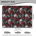 thumbnail image 7 of Yuyamidu Gothic Skull Red Rose Car Trunk Mat 29" x 39" Universal Scratchproof Cargo Mat Rear Trunk Liner Non-Slip Cars Accessories Universal Fit for Most Cars SUV, 7 of 7