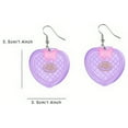 thumbnail image 1 of Acrylic Cute Doodle Graffiti Pattern Dangle Earrings Cartoon Style Light Weight Funny Adorable Female Gift, 1 of 6