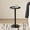 Black, variant on Hearthlight Home Round Side Table, Small Drink Table End Table with Solid Wood Leg for Living Room Bedroom Office,Black,12inch