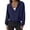 Navy*, variant on OSOLU Women's Sweatshirt Half Zip Solid Color Long Sleeve Crop Casual Top Pullover Light Green