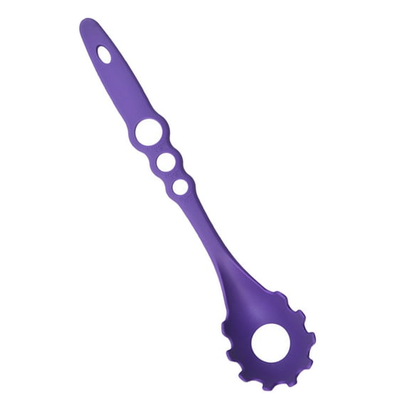 Tineasur Nylon Pasta Spoon for Kitchen Use with Water Draining and Filtering Feature