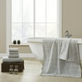 thumbnail image 2 of Modern Threads Diamond Gate 6-Piece Adult Cotton Bath Towel Set, Silver, 2 of 4