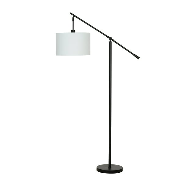 Cresswell Lighting 66 Modern Semi, Modern Metal Floor Lamp