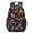 Football Helmet Black, variant on Football Text Black Pattern 17" School Backpacks for Teens,Waterproof Oxford Fabric,S-Shape Padded Straps for School,Travel,Hiking,Camping
