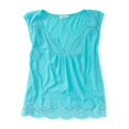 thumbnail image 1 of Aeropostale - Blusa de punto para mujer, color azul, grande Aeropostale  Tejer, 1 of 2