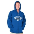 thumbnail image 5 of Eat Veggies Fun Message Vegetarian Zip Up Hoodie Men's Women's Brisco Brands M, 5 of 6