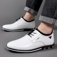 thumbnail image 2 of Dakaela Mens Dress Shoes Casual Business Oxfords Derby Sneakers Orthopedic Leather Lace up Loafers Flats, 2 of 7