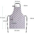 thumbnail image 2 of Gray - Kitchen Apron for Women, Cotton Canvas, Cooking Apron for Adults, Girls, Women, Apron with Pockets, for Home, Kitchen, Garden, Restaurant., 2 of 5