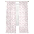 thumbnail image 7 of Pink Spring Floral Sheer Curtains 108 Inch Length 2 Panels Set, Elegant Watercolor Summer Botanical Voile Window Treatment Semi Sheer Long Curtains Drapes for Bedroom/Living Room/Kitchen 52"x108"x2, 7 of 7