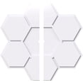 thumbnail image 4 of 12"OD x 1"ID x 4"C x 1"P Daisy Architectural Grade PVC Contemporary Ceiling Medallion, Two Piece, 4 of 4