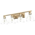thumbnail image 2 of Hunter - Van Nuys 4-light Alturas Gold, Medium Size Vanity Light, Dimmable, Transitional Style, for Bedrooms, Dining, Living Rooms - 48039, 2 of 8