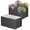 6*3*2Ft Dark Gray 2 Pack, variant on CazToi 2-Pack 6x3x1.5 ft Galvanized Raised Garden Beds Large Outdoor Planter Boxes with Open-Base & Wave Panels