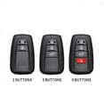 thumbnail image 2 of Car Key Case For Toyota Prius Camry Corolla C-HR CHR RAV4 Prado Izoa Levin Avalon 2018 2019 2020 Zinc Shell Cover, 2 of 14