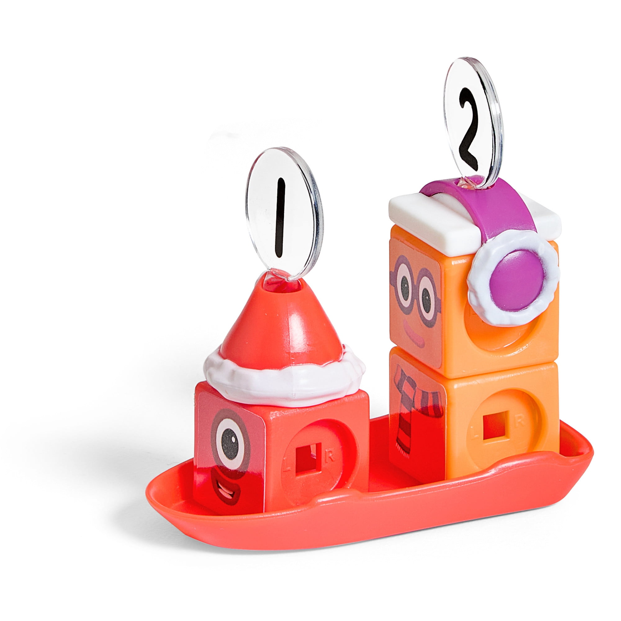hand2mind Numberblocks MathLink Cubes Advent Calendar, 24 Days of Surprise Gifts and Themed Figures