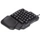 thumbnail image 2 of Teclado para juegos con una sola mano, 35 teclas, resistente al agua, reposamuñecas ancho, teclado negro con una sola mano para juegos de ordenador y móvil, 2 of 8