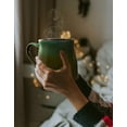 thumbnail image 5 of Ecodeco 24 oz Large Ceramic Coffee Mug  - Jumbo Tea Cup - Oversized Pottery Soup Mug with Handle - 1 PCS (Green to Blue), 5 of 7