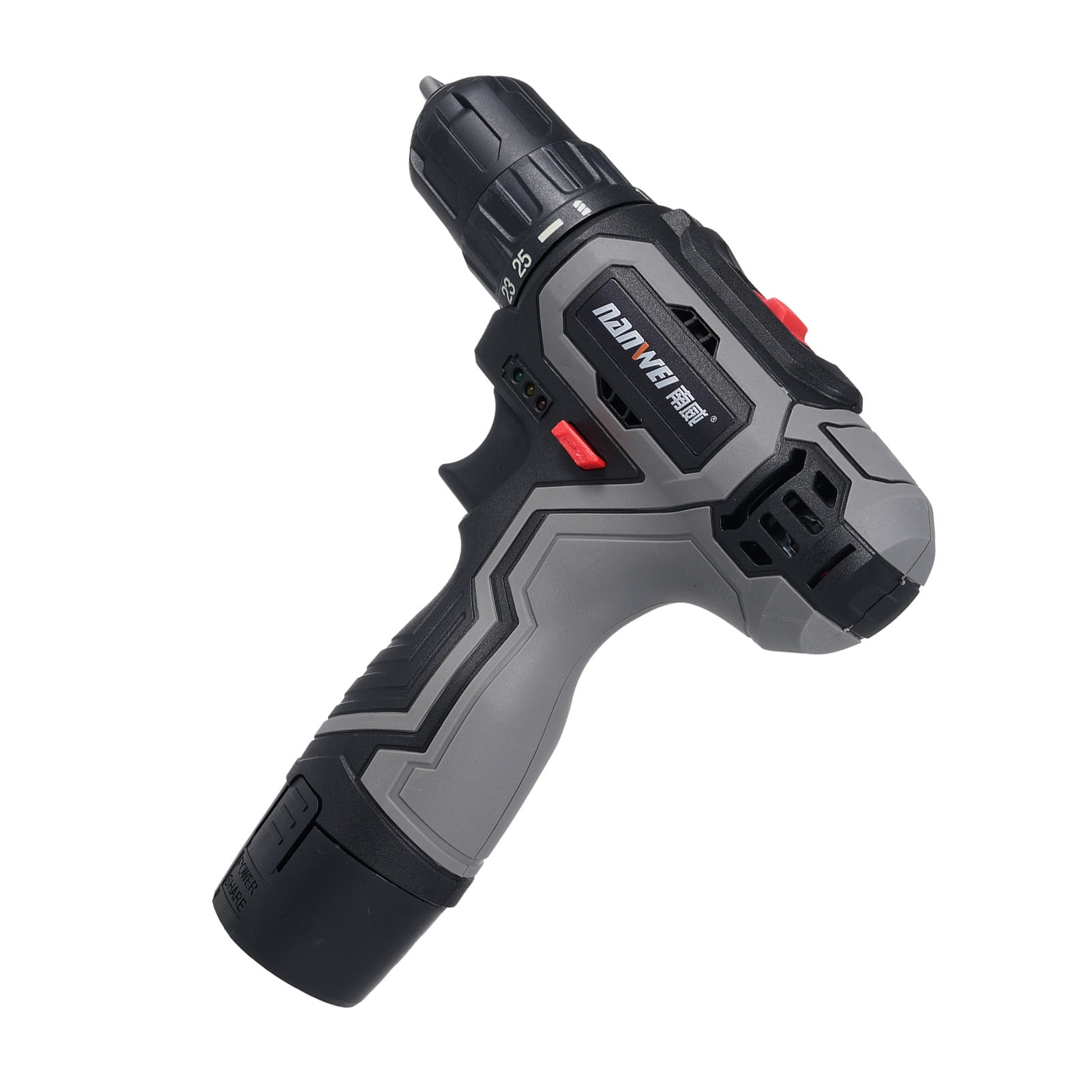 Loosen Cordless Drill Sets Electric Drill 25+1  Setting For Home Reconstruction, DIY Handicrafts, Woodworking, Landscaping Work, Car Maintenance 2PCS 16.8V 1500mah Battery,