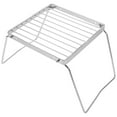 thumbnail image 5 of MLINS Stainless Steel Folding Campfire Grill Stand Multi-Functional BBQ Rack for Outdoor Use Folding Campfire Grill Bbq Rack  For Camping Outdoor Picnics Grilling Stand, 5 of 8