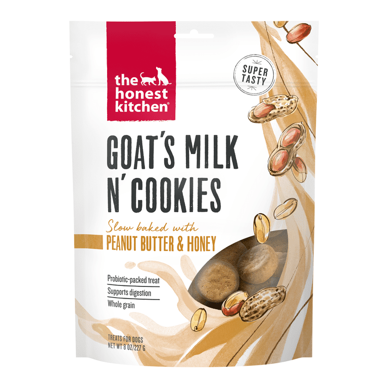 The Honest Kitchen Goat's Milk N' Cookies, Peanut Butter & Honey, 8 Oz photo 1