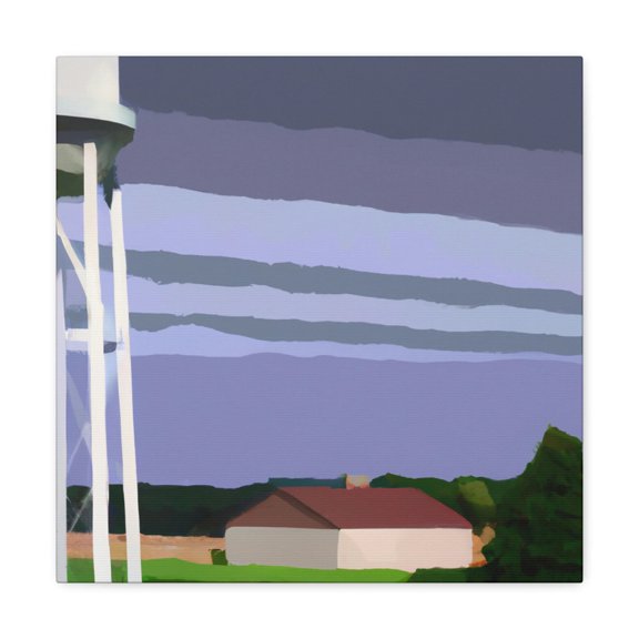 Water Tower Elegance Abounds - Canvas