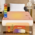 thumbnail image 3 of Blunique Electric Heated Mattress Pad Twin Size, Gold, 3 of 6