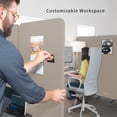 thumbnail image 6 of VIVO Beige 72 x 66 inch Privacy Panel Office Partition, Cubicle Room Divider, 6 of 8