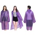 thumbnail image 6 of Rain Raincoats for Adults Women Men, Reusable 2 Pack Rain Jacket Coats with Hood for Family Disney Camping Hiking, 6 of 7