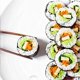thumbnail image 5 of Advancent Alfombrilla para Sushi impermeable, reutilizable, para Sushi, ligera, duradera, molde de arroz Natural, herramienta Flexible para hacer Cocina y Comedor, 5 of 6