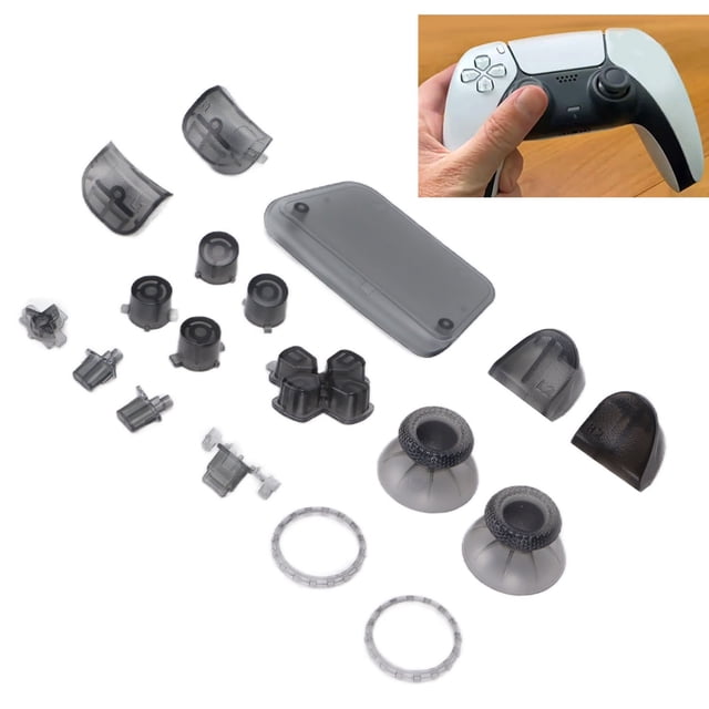 Ccdes Full Replacement Buttons Set Repairing Game Controller Accessories For PS5 Handles,Game Controller Buttons Set,Full Set Controller Replacement Button