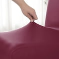 thumbnail image 5 of Stretch PU Leather Dining Chair Covers - Waterproof, Elastic Slipcovers, 5 of 8