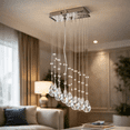 thumbnail image 3 of Lámpara Led Colgante Elegante Cristal 3 Tonos De Luz 10w, 3 of 6