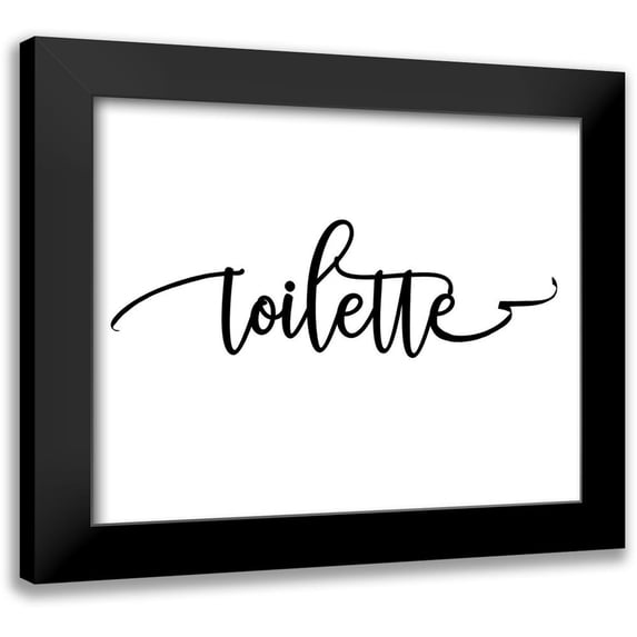Murdock, Ramona 14x12 Black Modern Framed Museum Art Print Titled - Toilette