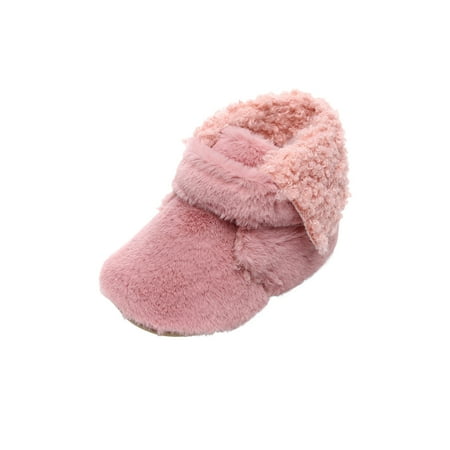 

Toddler Baby Socks Shoes Infant Baby Boys Girls Soft Plush Snow Boots Warm Cotton First Walkers Shoes