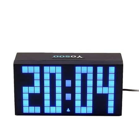 Estink Large Big Number Jumbo Led Digital Wall Desk Alarm Clocks Estink Large Big Number Jumbo Led Digital Wall Desk Alarm Clocks Countdown Timer With Calendar Temperature