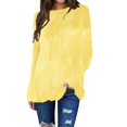 thumbnail image 1 of DEELLEEO Articles en Liquidation! Pulls pour Femmes Mode Automne Pulls à Manches Longues Col Rond Chandail Ample Blouse Haut, 1 of 4