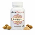 thumbnail image 1 of AyuMantra Bhibitaki Comprimés (Terminalia bellirica), 90 Comprimés, 1000mg., 1 of 5
