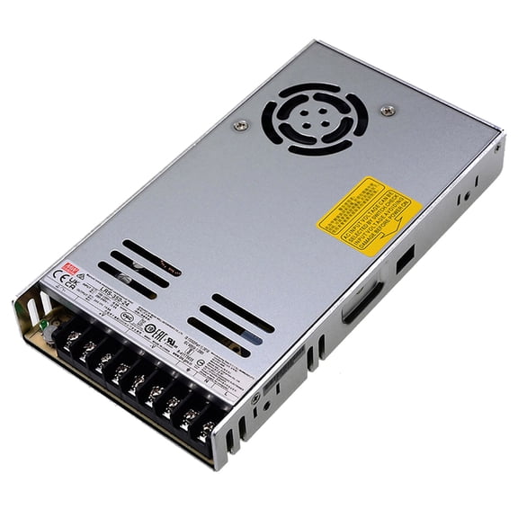 KanGsedo 350W 24V Industrial Power Supply for Automation and Control Systems, MEAN WELL LRS-350-24