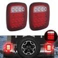 thumbnail image 4 of Marcador 16LED ANGGREK luz de marcha atrás doble Color rojo blanco Apto para Wrangler JK CJ YJ 19762006, 4 of 8