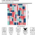 thumbnail image 2 of Kids Building Blocks Toy Curtains, Color Constructor Blocks Abstract Contour Colorful Plastic Brick Geometric Print Pattern Window Drapes for Playroom Set 2 Panels,55x63 Inches, 2 of 8