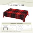 thumbnail image 6 of Rectangle Table Cloth, Munro Tartan red Black Plaid Resistant Washable Tablecloth Decorative Table Cover for Dining, Indoor and Outdoor, 6 of 6
