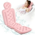 thumbnail image 6 of Full Body Bath Pillow for Bathtub, Thick Bathtub Cushion with Laundry Bag, Luxury Tub Pillow for Bath for Headrest Neck and Back Support, 6 of 9