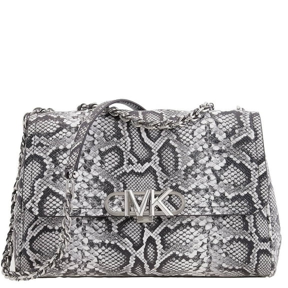 Michael Kors Parker Snake Embossed Leather Shoulder Bag