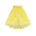 thumbnail image 5 of Flower Girl Dress Yellow Belted Wedding Party Bridesmaid 10 Years, 5 of 6
