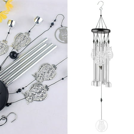 

Hummingbird Owl Wind Chime Pendant Metal Tube Bell Door Bell Garden Home Decoration Pendant Wind Chimes TANGNADE