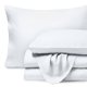 thumbnail image 1 of Juego de Sábanas de Lino Bare Home 3 Piezas Tamaño Twin XL Blanco, 1 of 7
