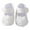 Clear, variant on QUOTAY Baby Shoes Fashionable Pattern Cute Flower Decoration Hook Loop Lightweight First Toddler Slippers Beige，0-3 Months