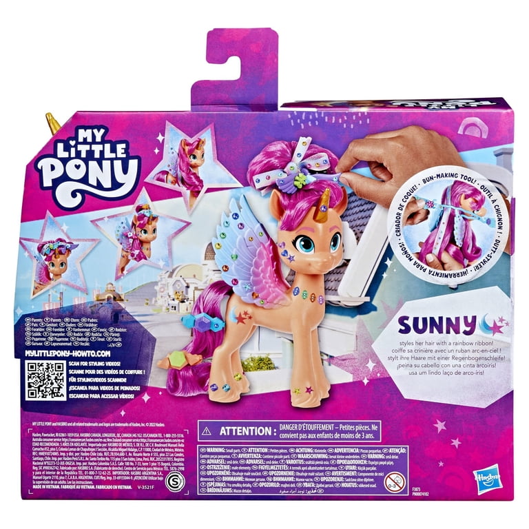 My Little Pony Toys: Make Your Mark Toy Ribbon Hairstyles Sunny 